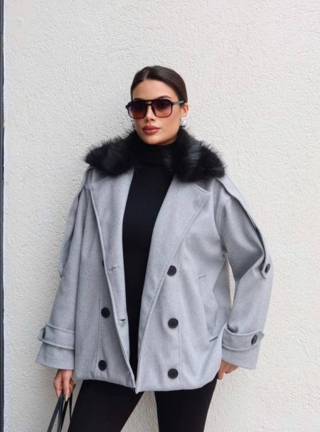 جكيت قبة فرو