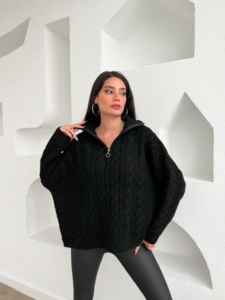 بلوز صوف اوفر سايز 5031