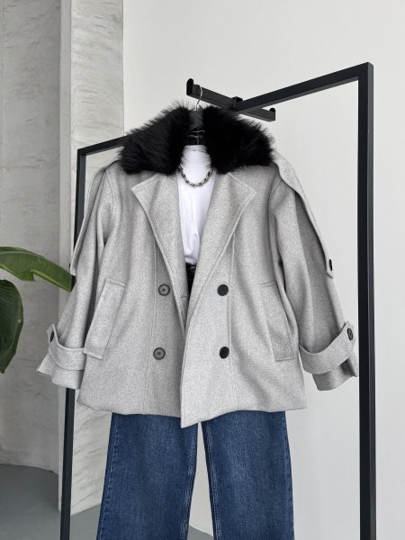 جكيت قبة فرو