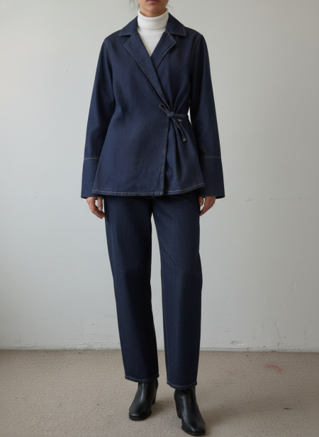 طقم جينز ربط 2026