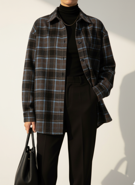 بني مع ازرق