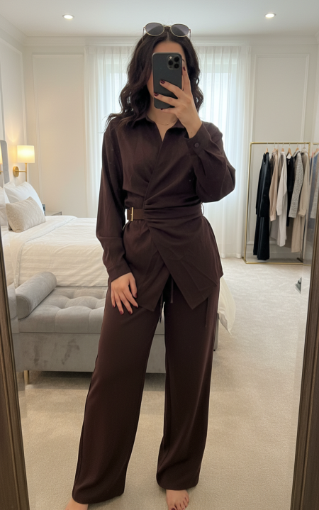 طقم عملي مع قشاط منو وفي 110