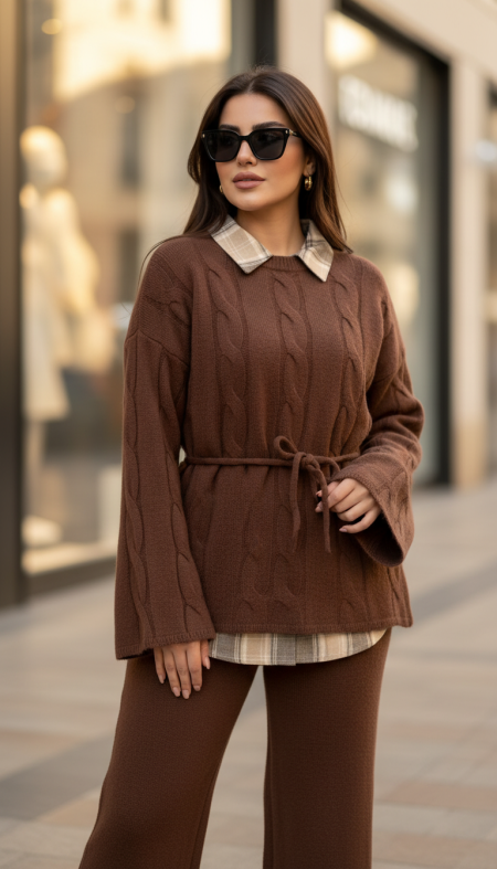 طقم صوف ناعم T287