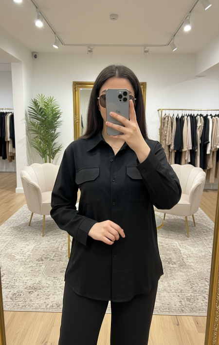 قميص مع جياب 600259