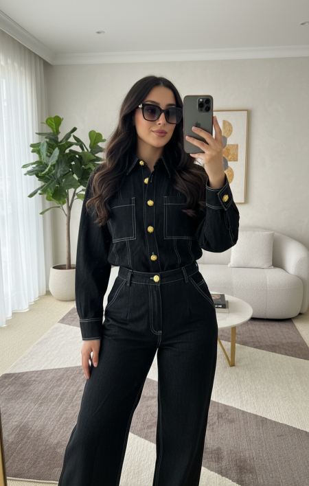 طقم جينز 8780