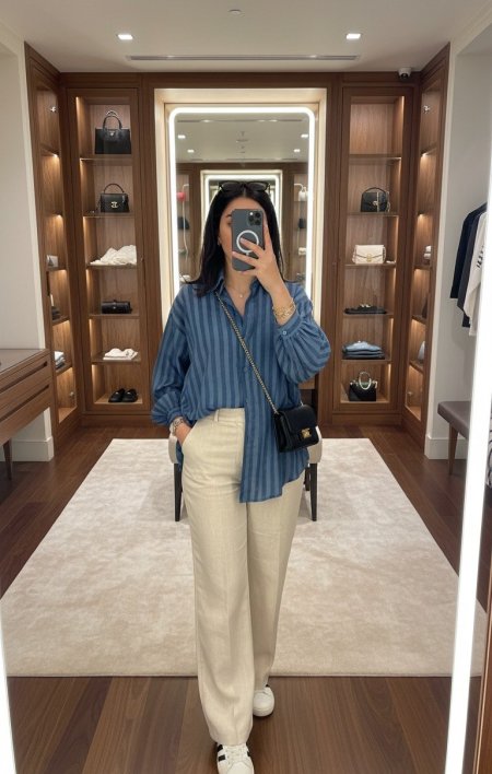 قميص مخطط 8005