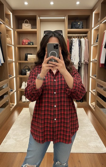 قميص كاروهات 9669