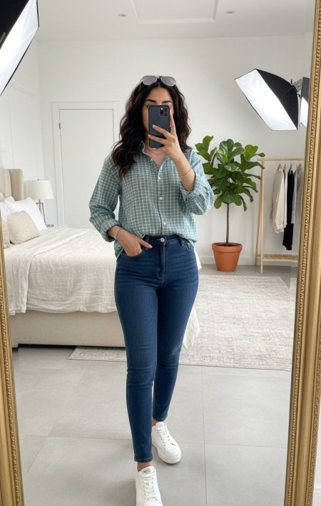 قميص كاروهات 8902