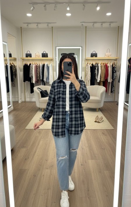 كحلي مع رمادي