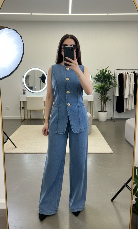 طقم جينز فزت 1279