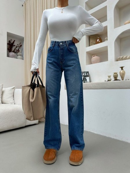 جينز رجل عريضة