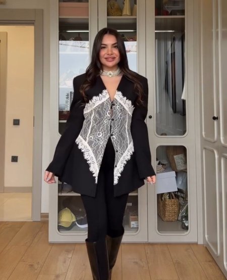 بليزر مع دانتيل 7869