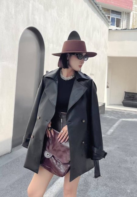 جكيت جلد وسط 518