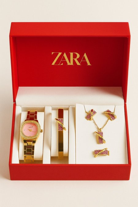 طقم ذهبي وزهر