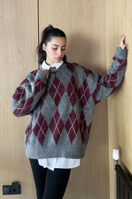 خمري مع رمادي