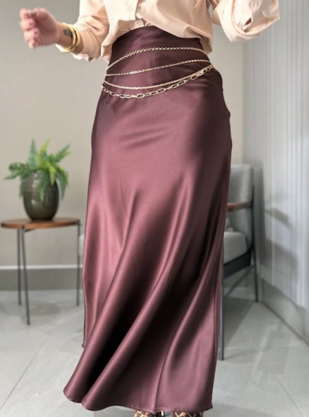 تنورة ساتان